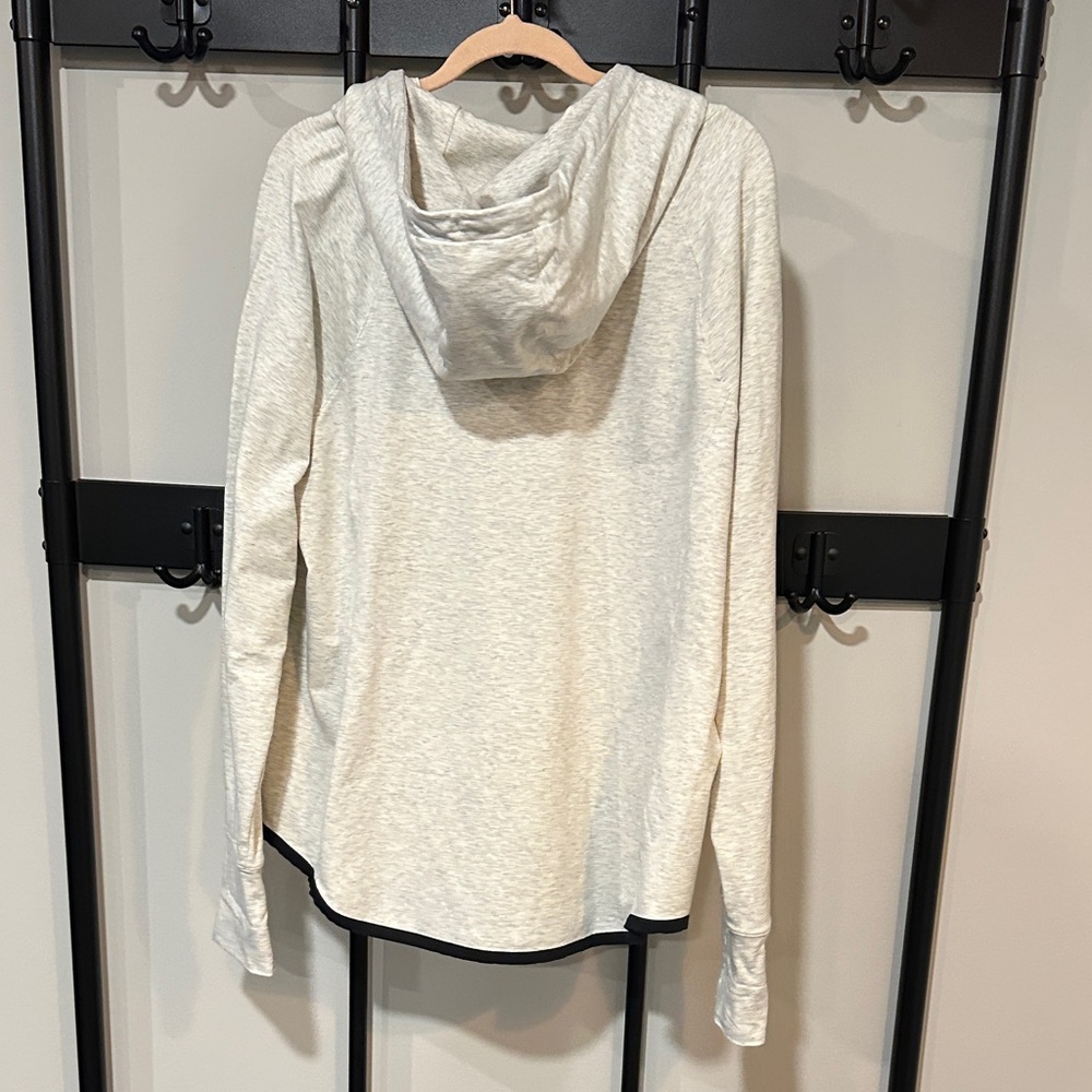 Athleta Women's Cream Hoodie - Picture 2 of 4